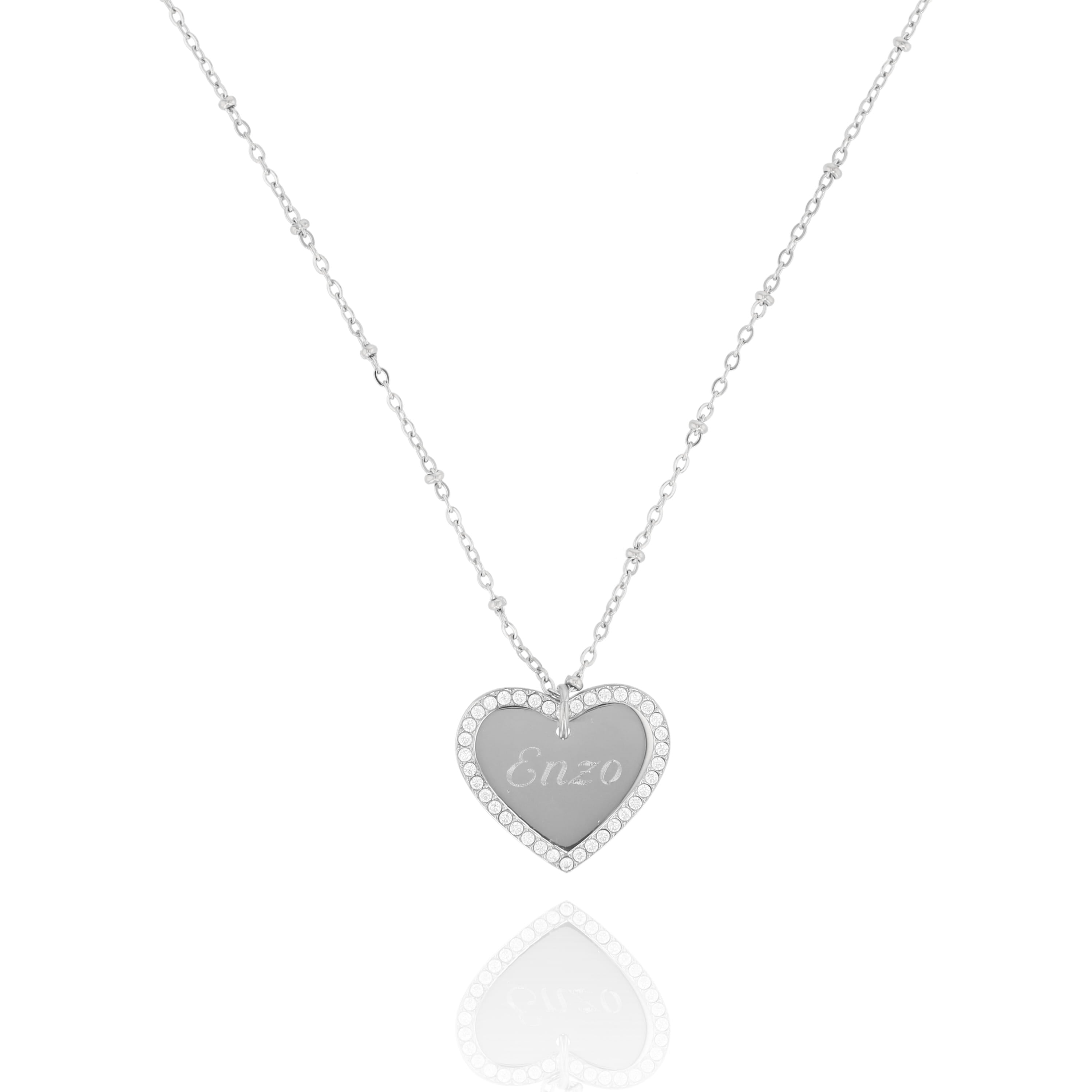 Collier AMOR gravure
