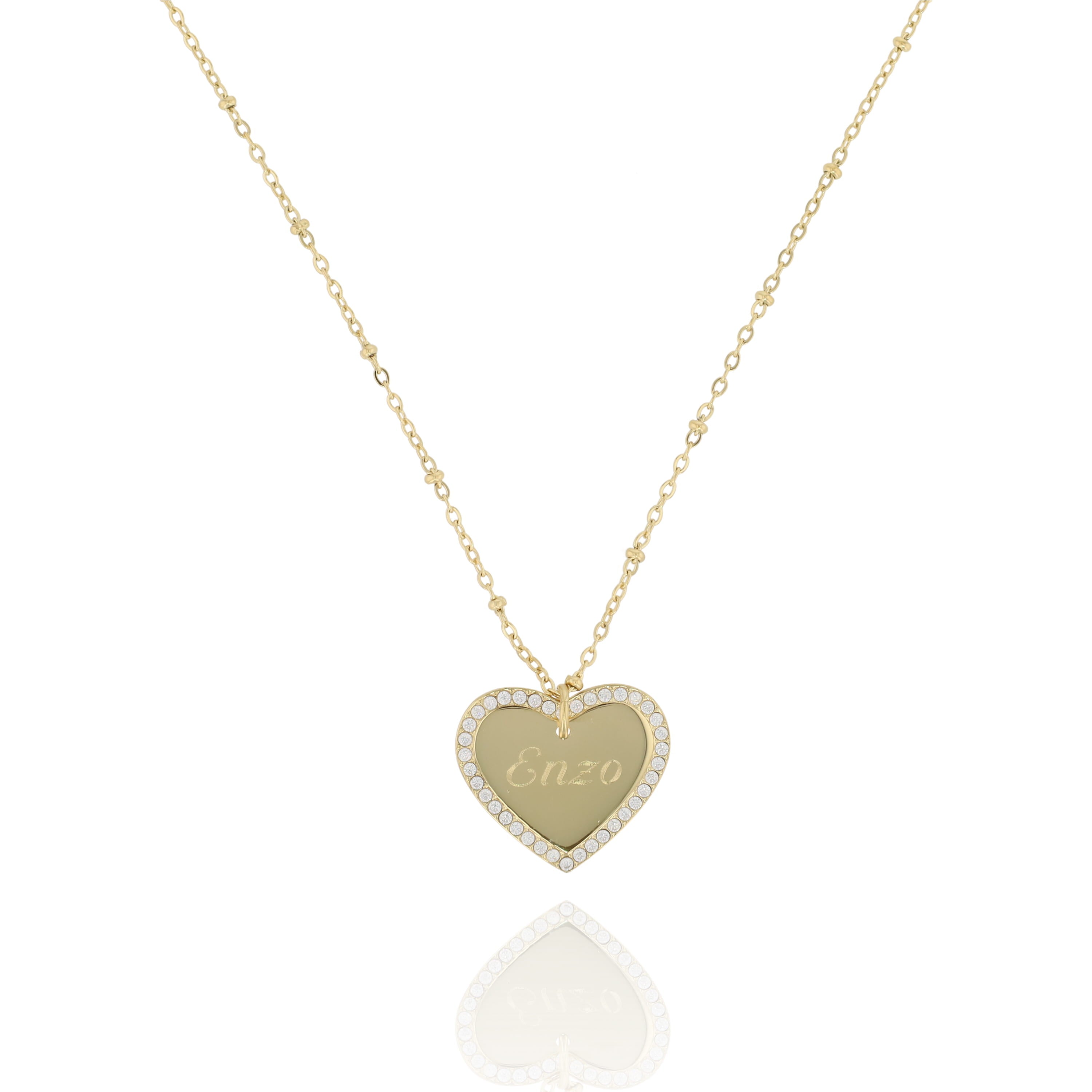 Collier AMOR gravure