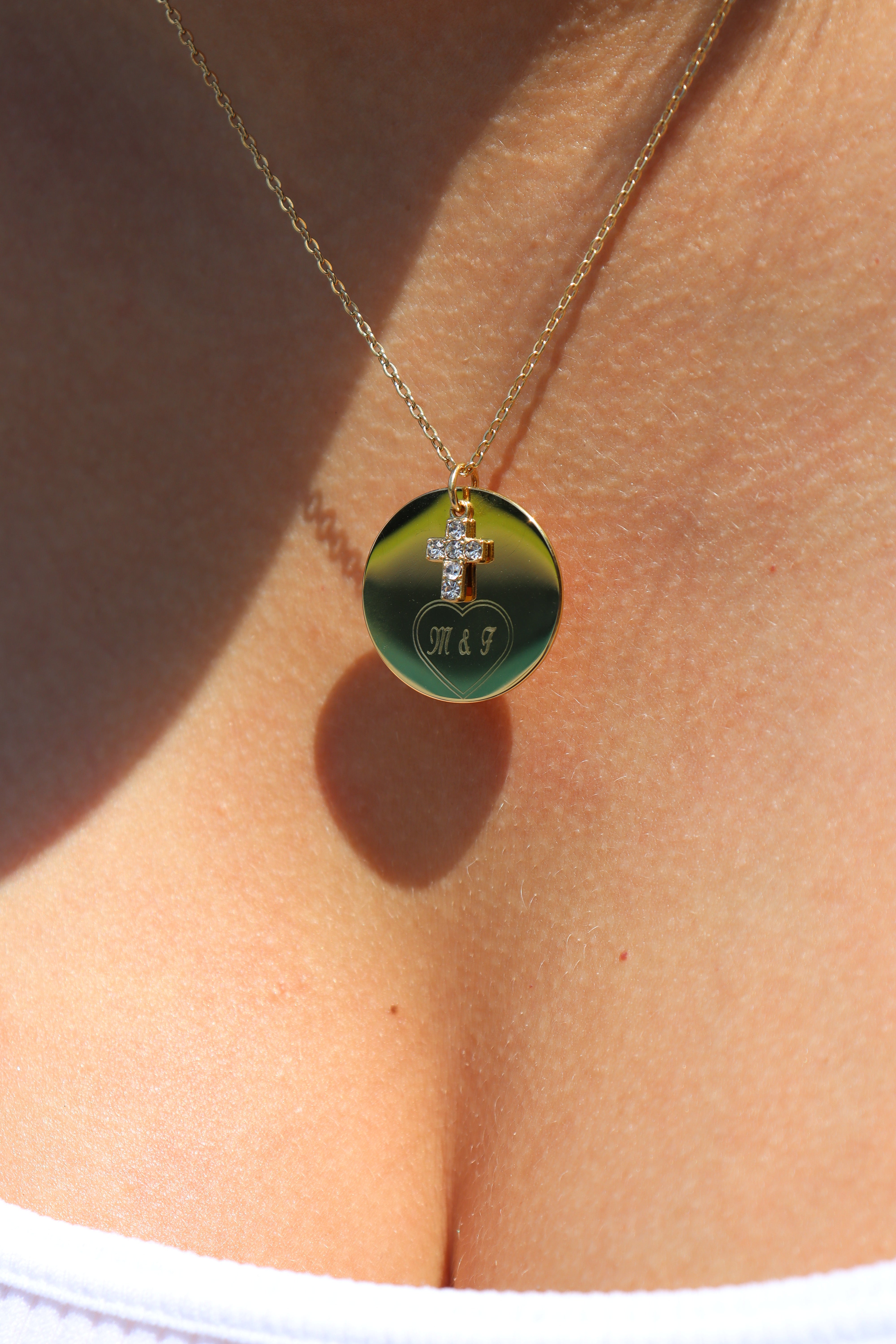 Collier Marine gravure