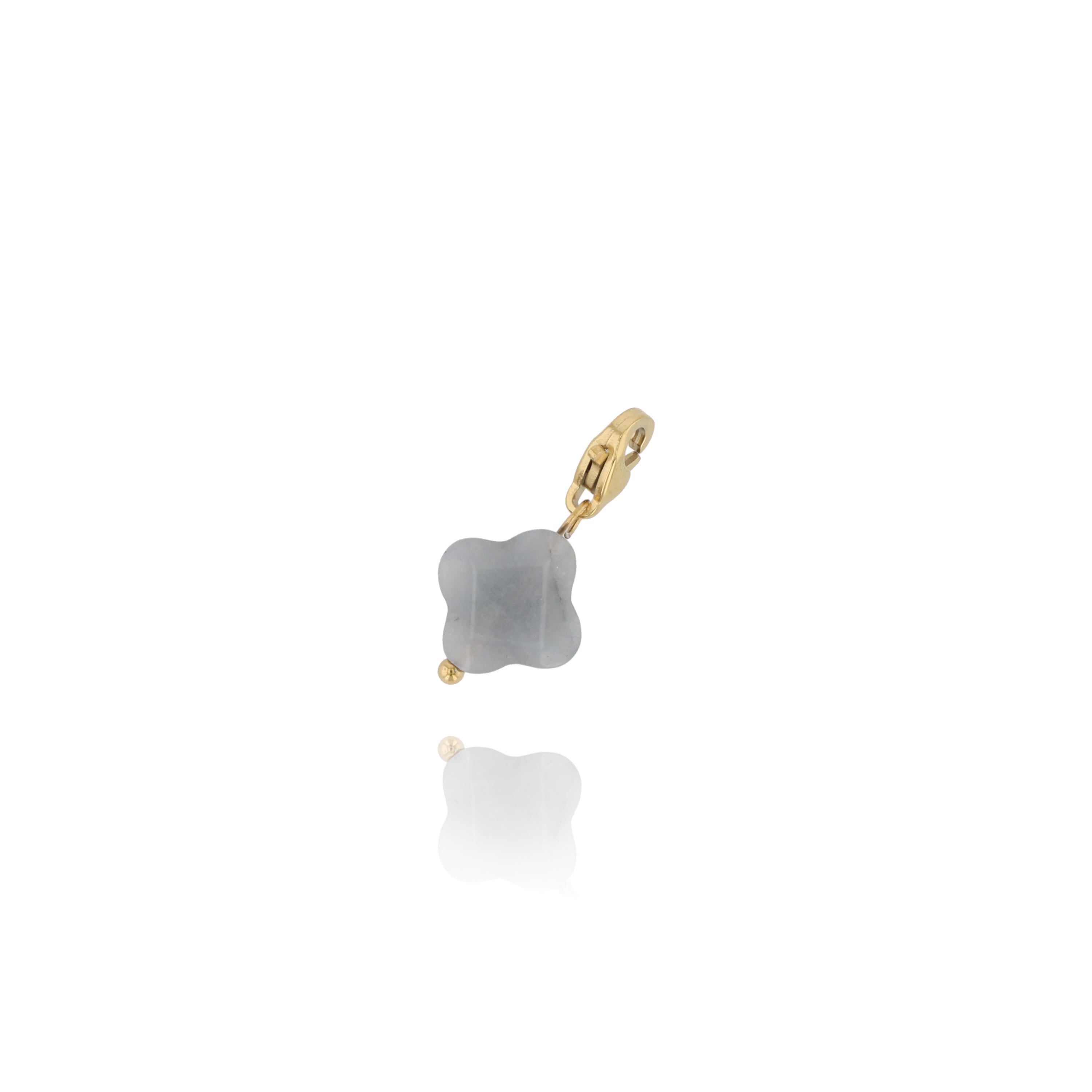 Charm Trèfle gris