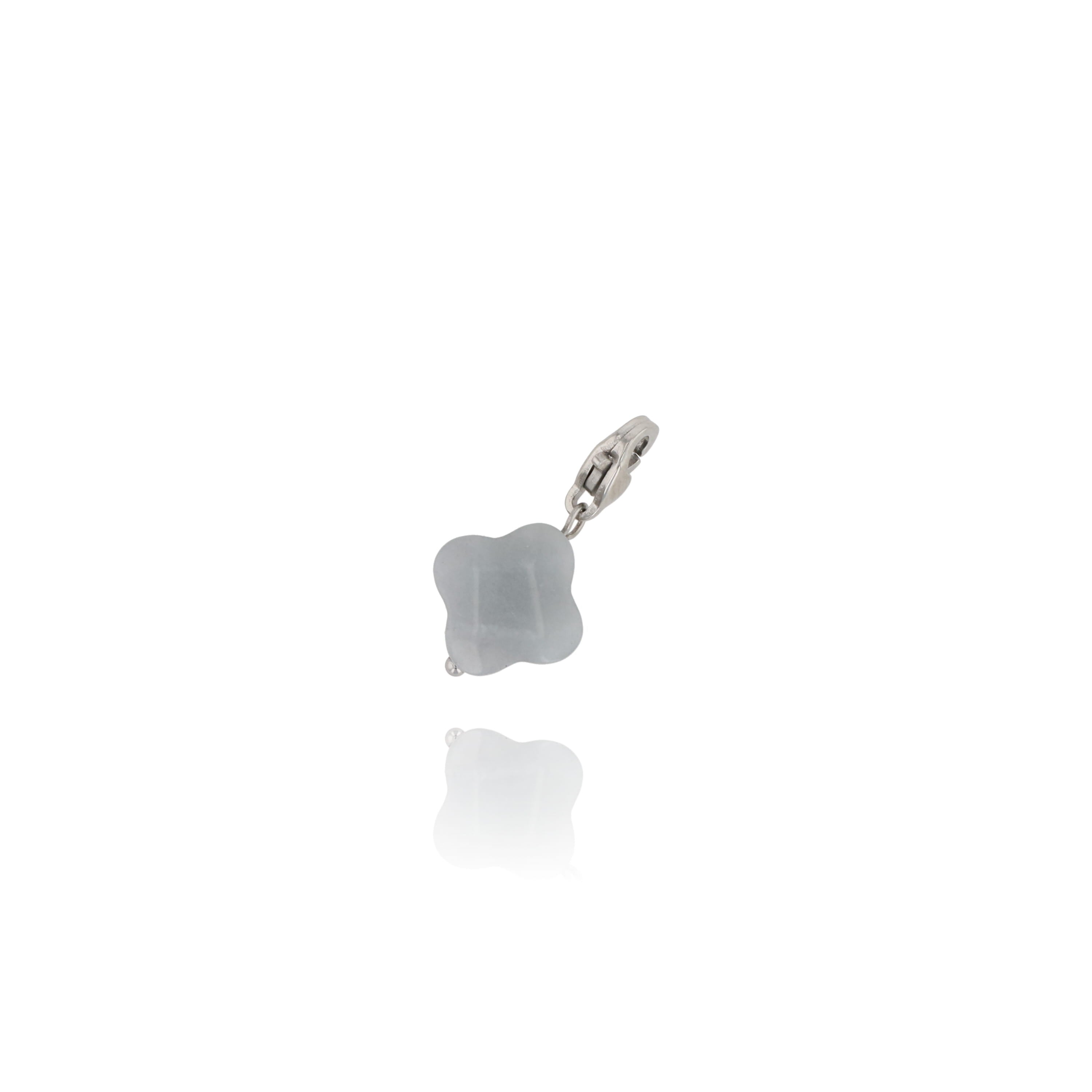 Charm Trèfle gris