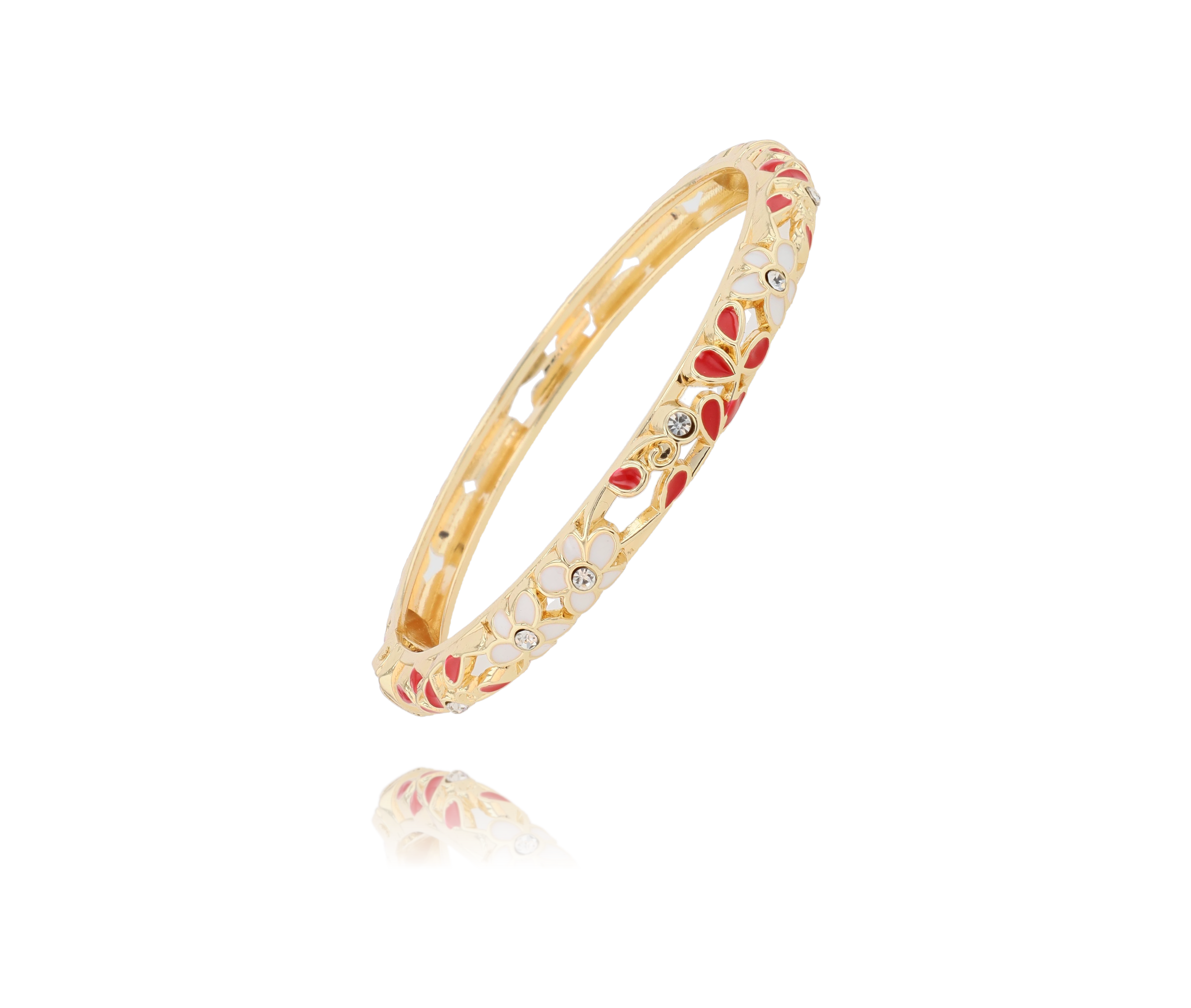 Jonc Coachella Blanc et Rouge
