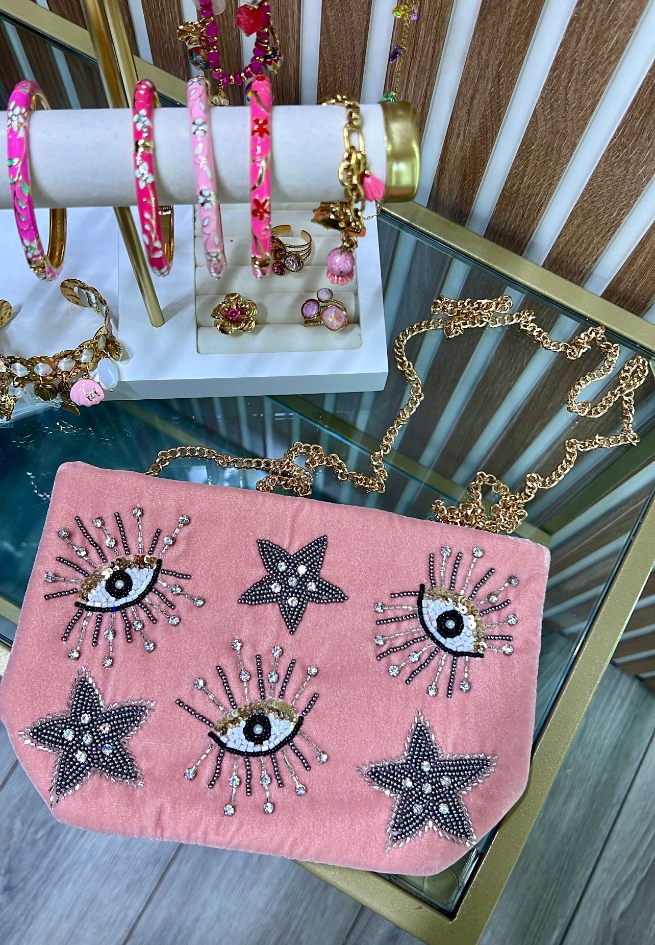 Pochette Star Rose