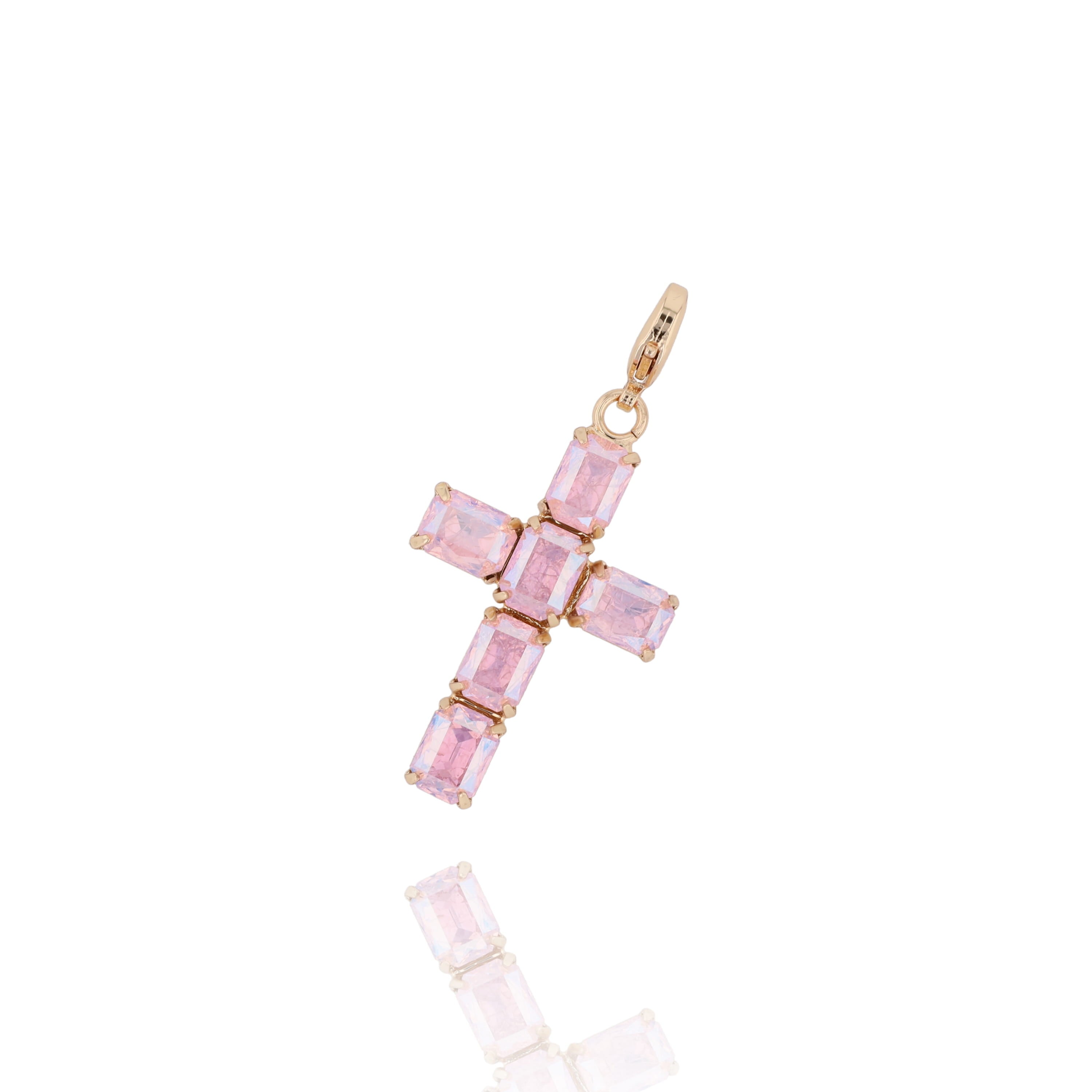 Pendentif Croix effet Crystal