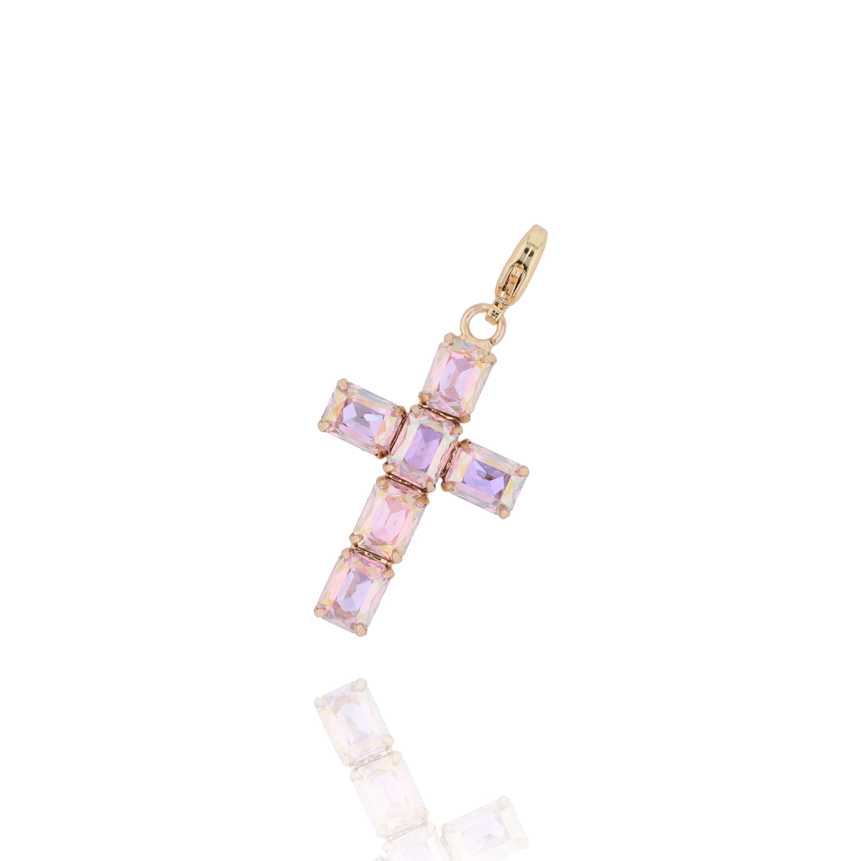 Pendentif Croix effet Crystal