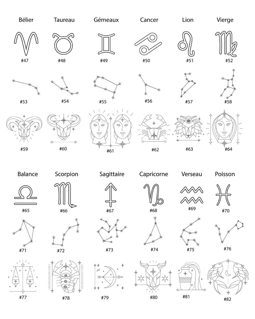 Collier Océanie gravure