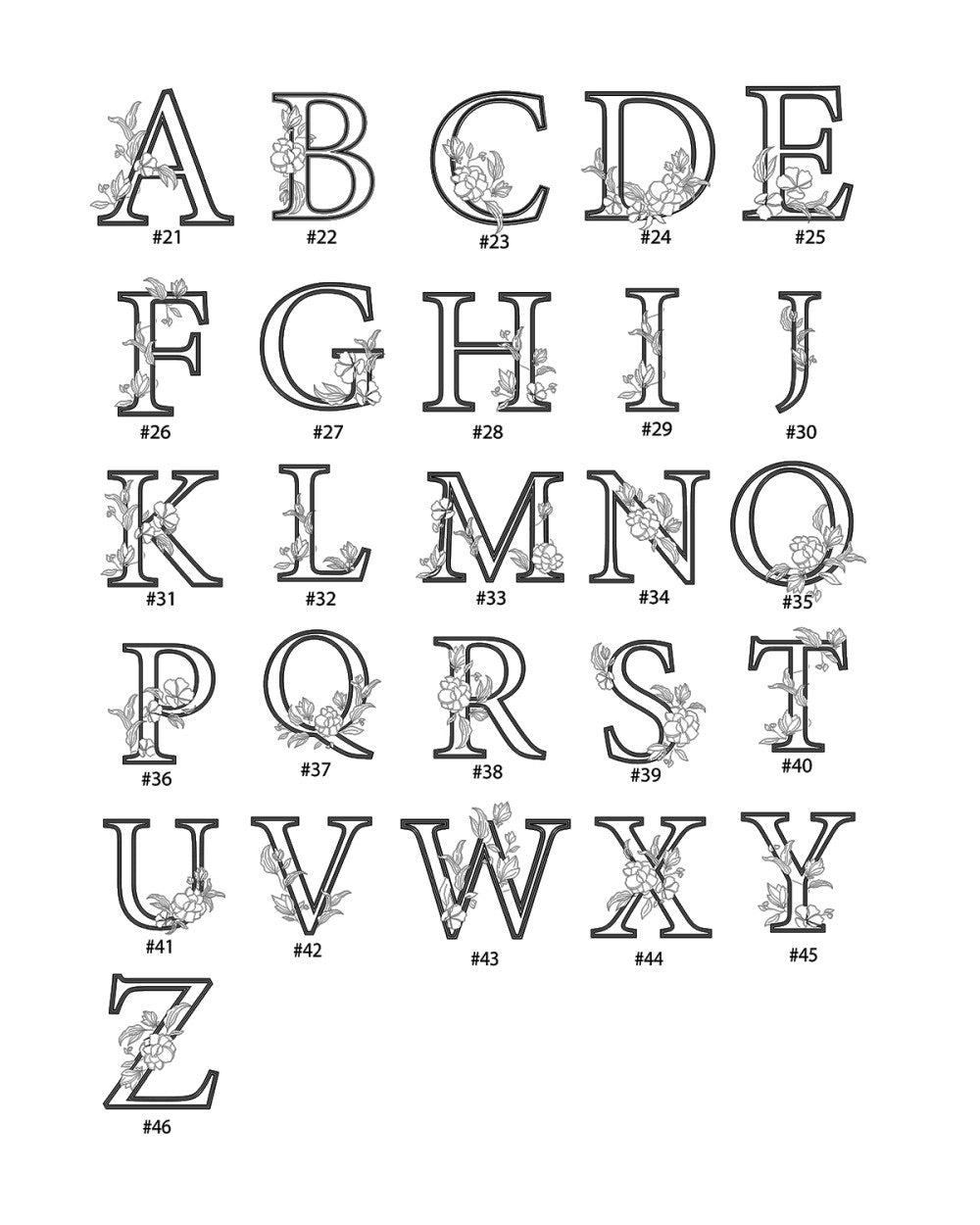 Collier Serenité gravure