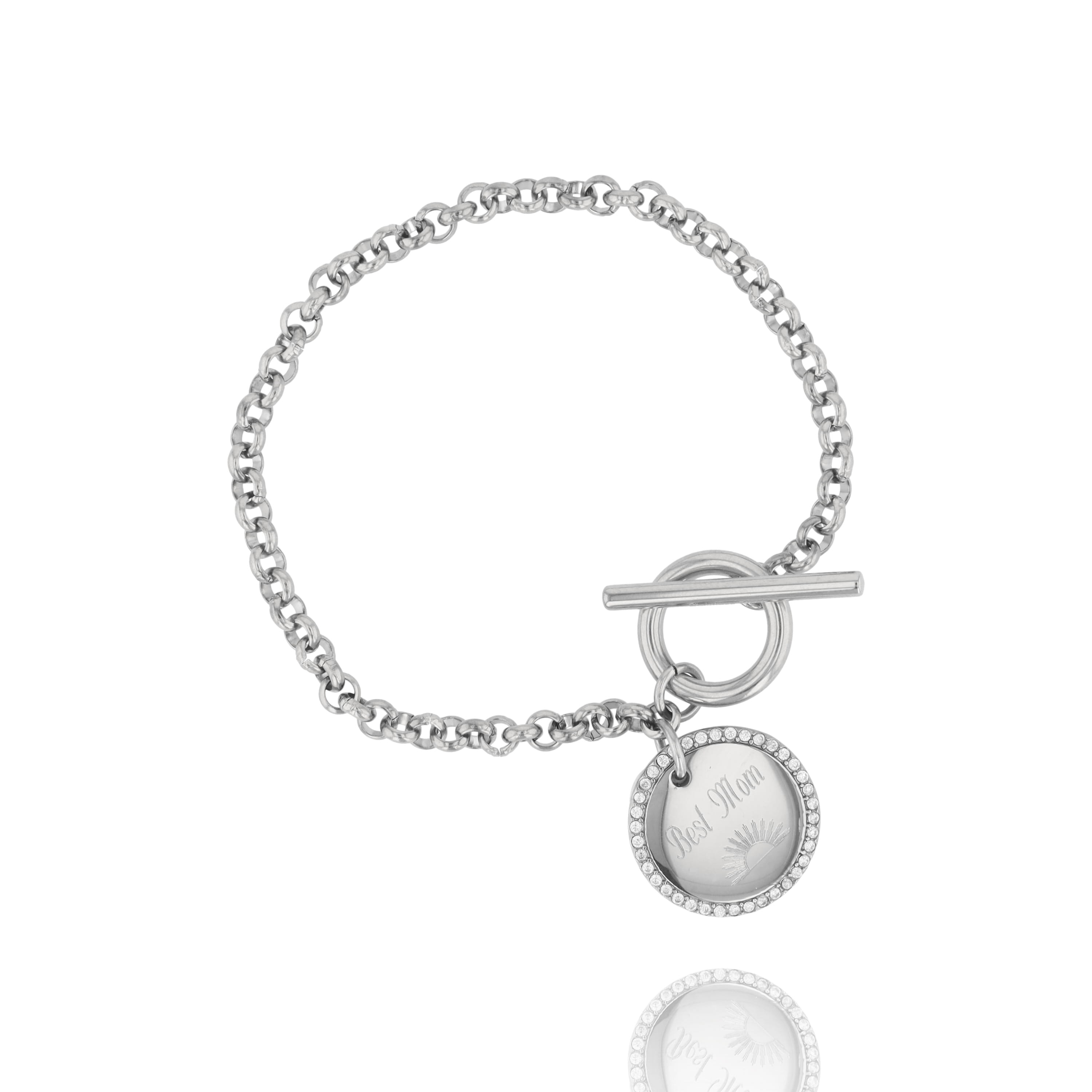 Bracelet Gravure Étincellant