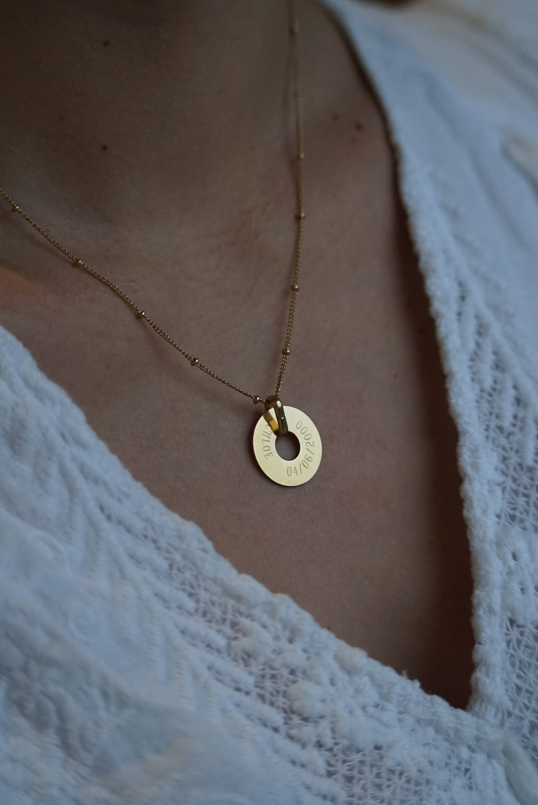 Collier Megan gravure