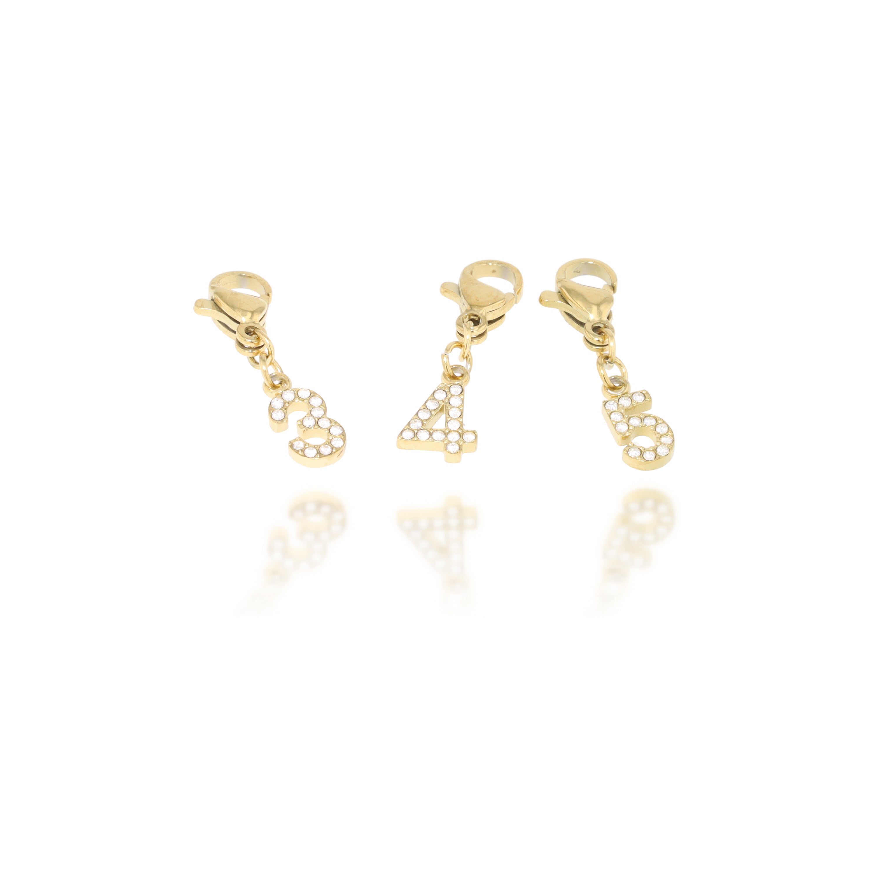 charms Chiffres strass