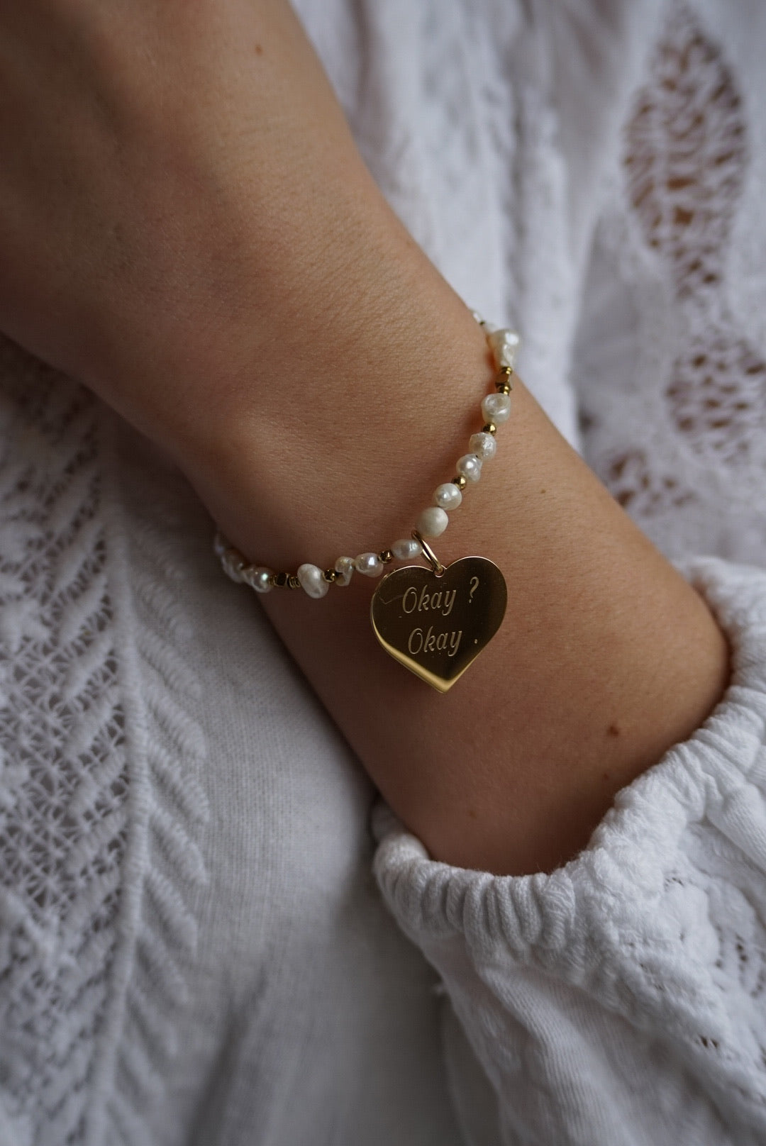 Bracelet ange gravure