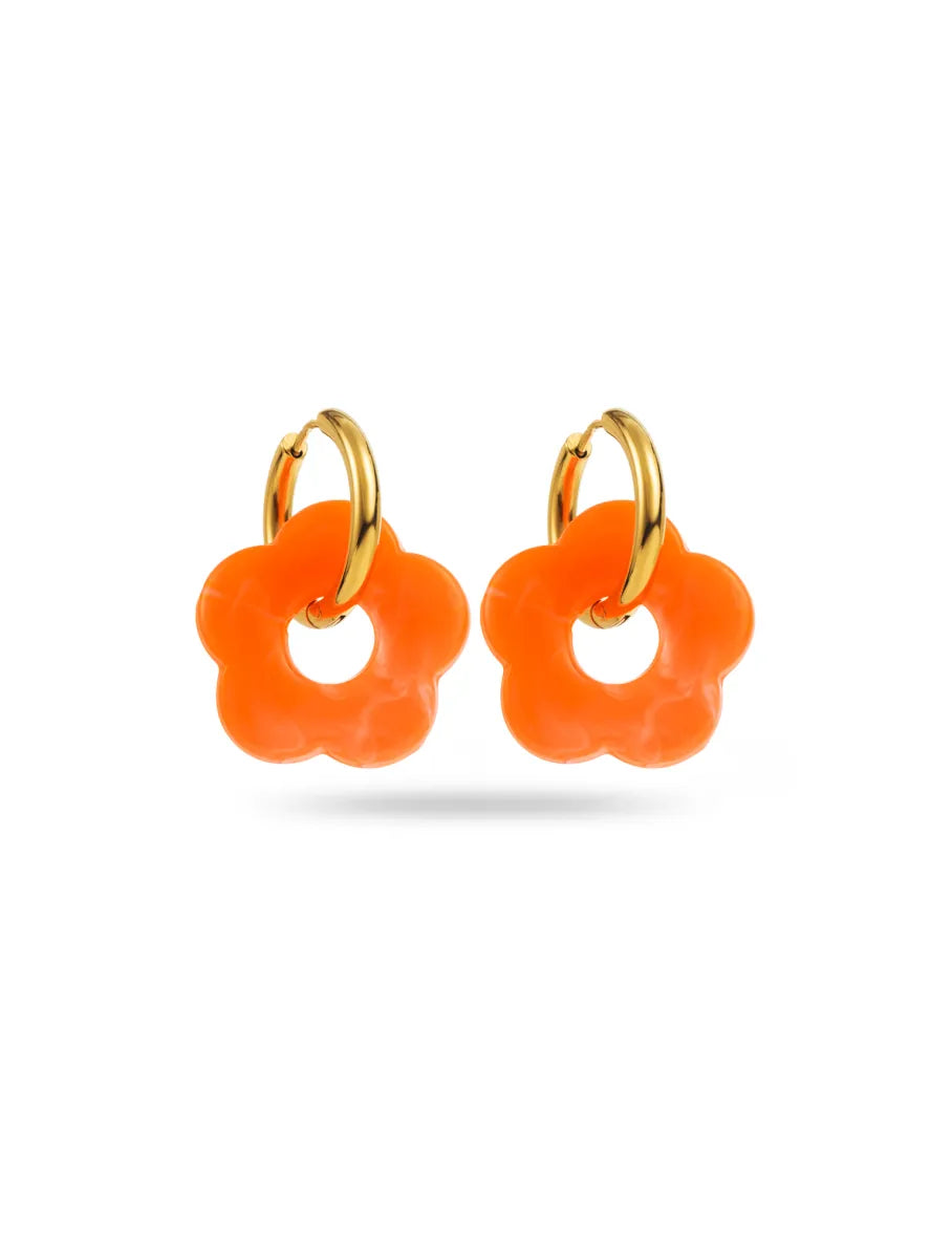 Boucles Mirabelle orange