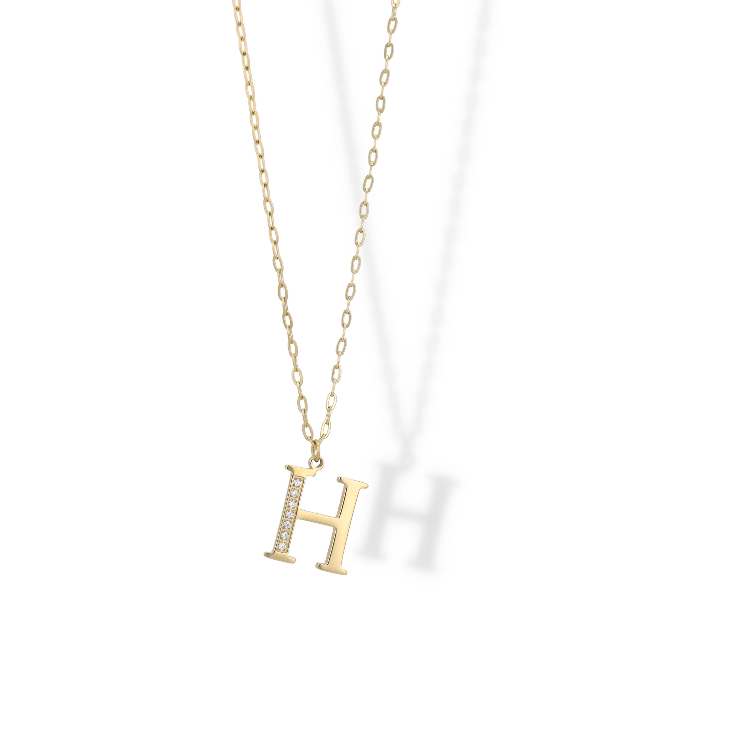 Collier Initial Strass
