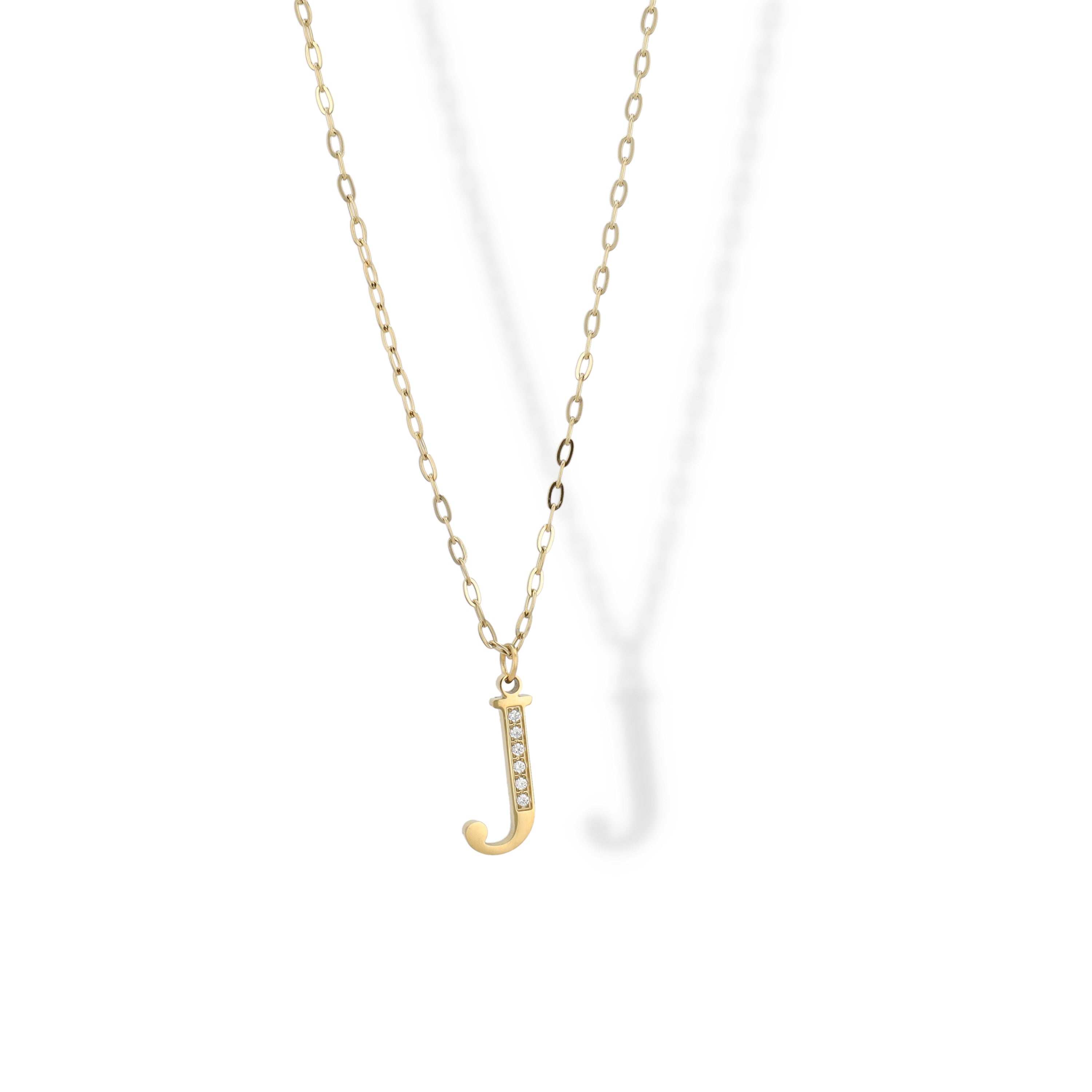 Collier Initial Strass