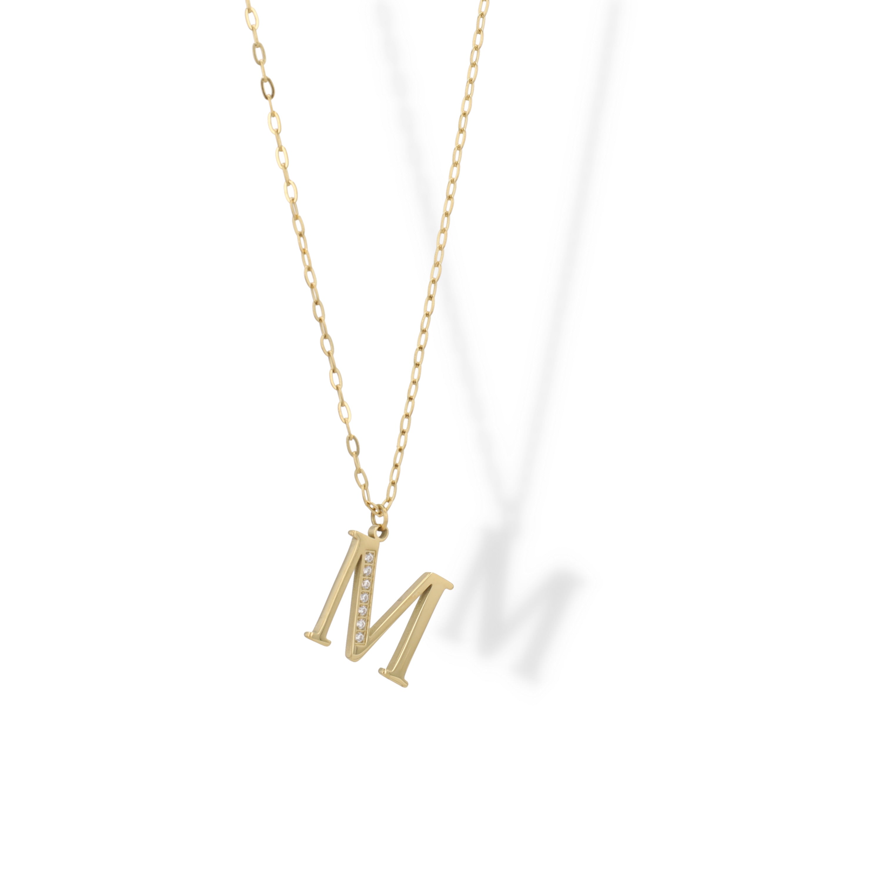 Collier Initial Strass