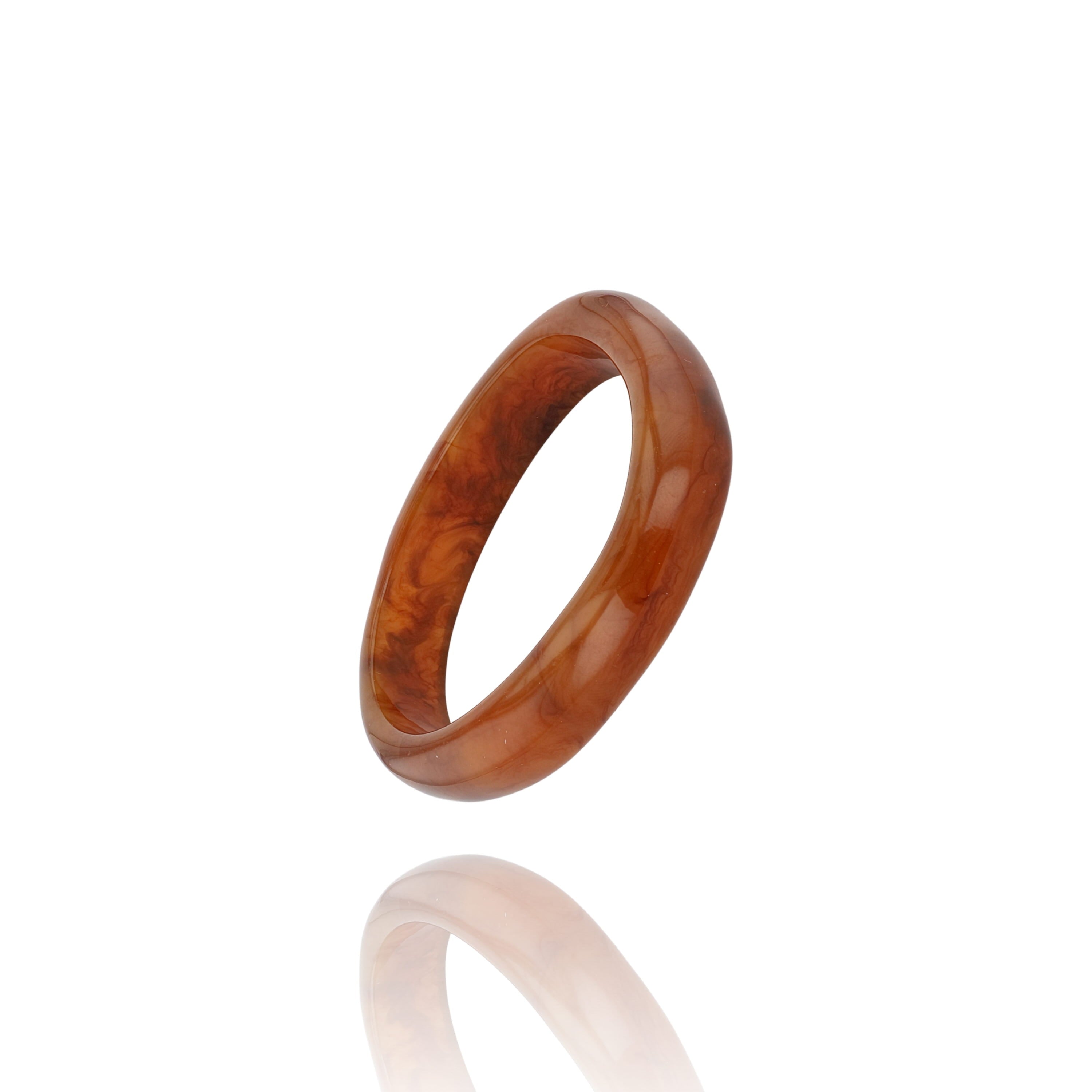 Jonc résine Marron