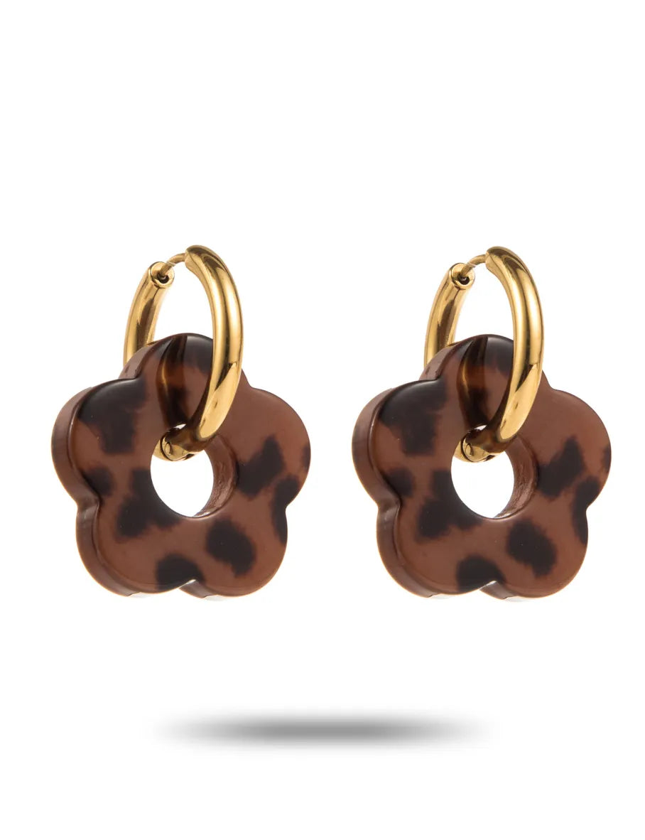 Boucles Mirabelle léopard