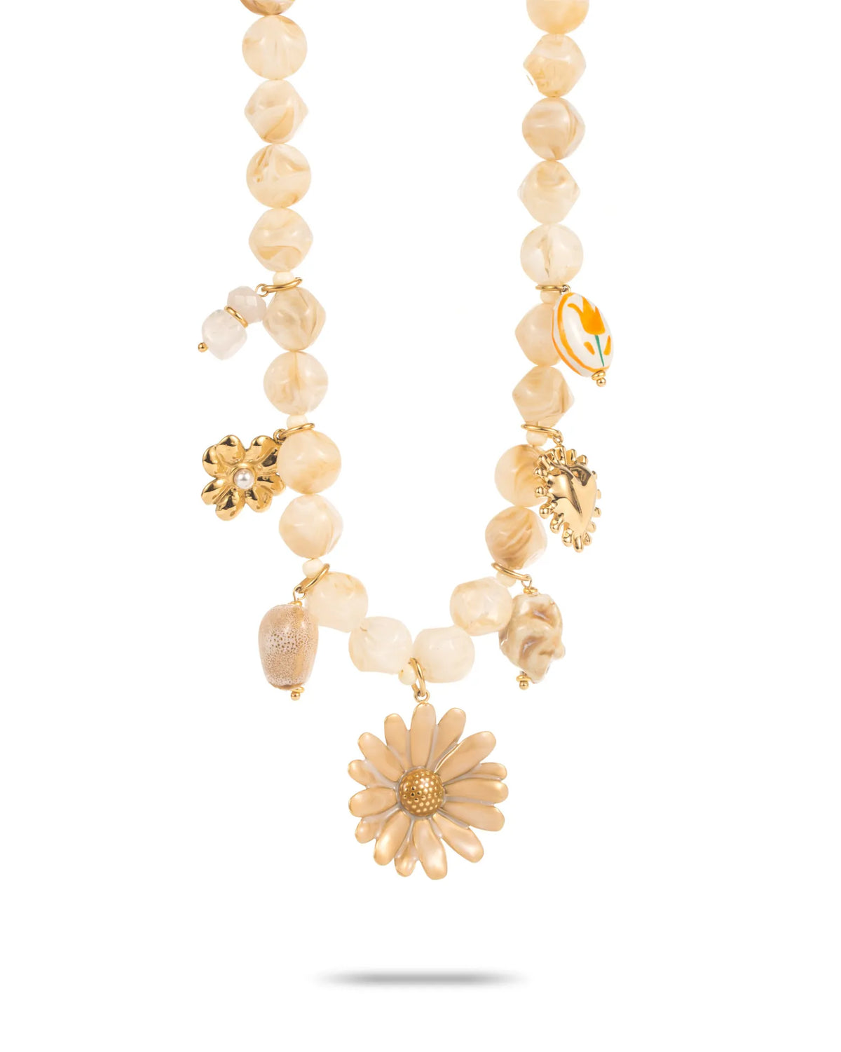 collier Jalane blanc
