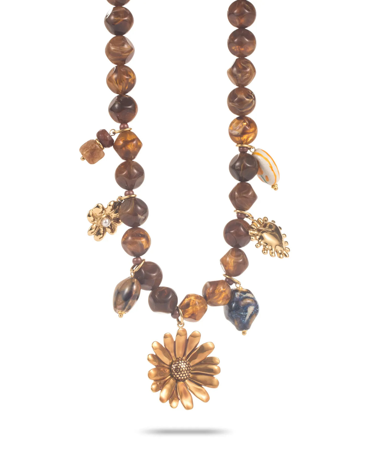 collier Jalane marron