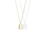 Collier Initial Strass