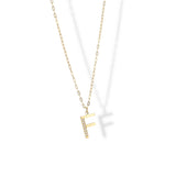 Collier Initial Strass
