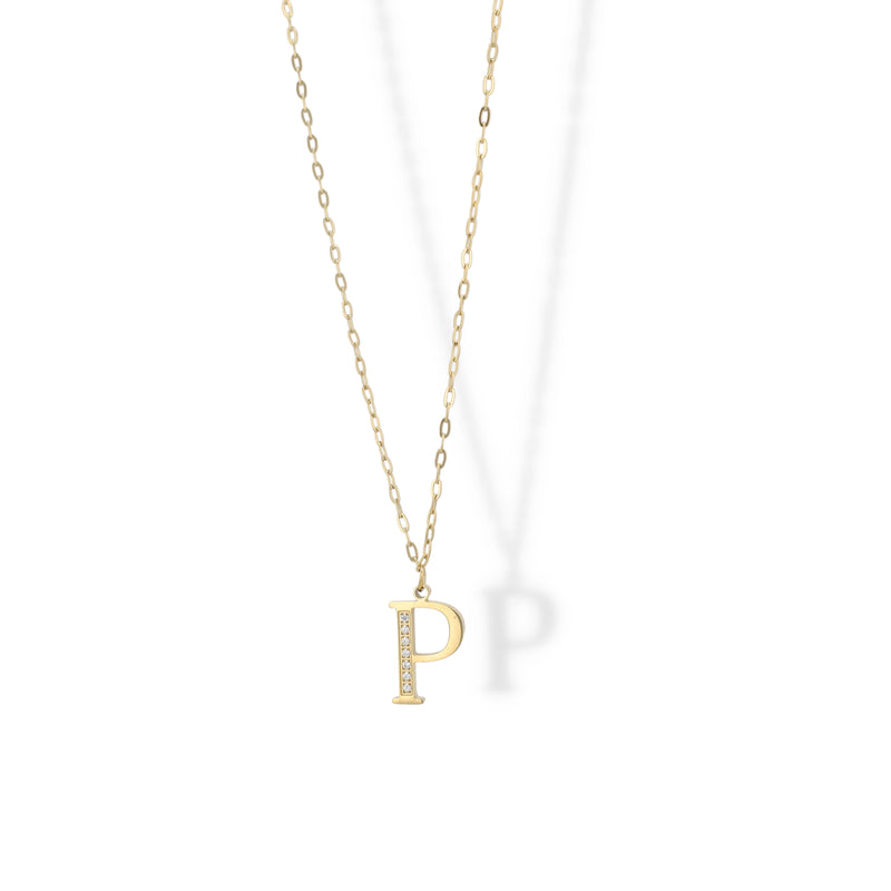 Collier Initial Strass