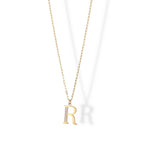 Collier Initial Strass
